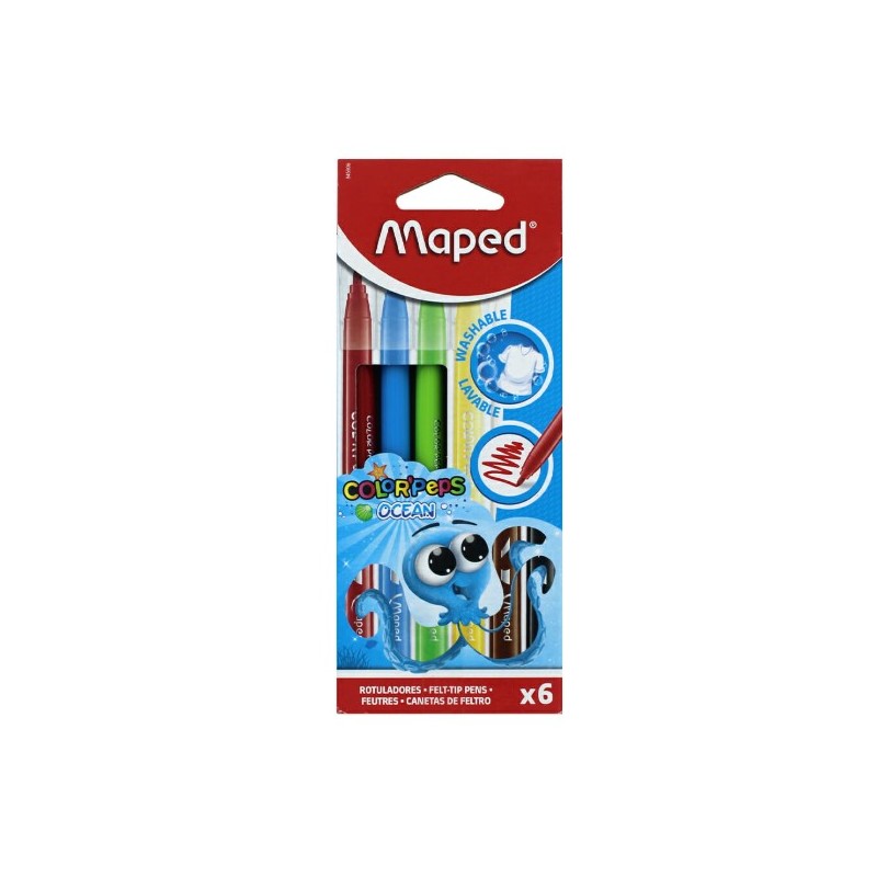 PLUMON MAPED COLORPEPS OCEAN 6 PZAS