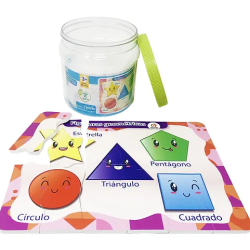 ROMPECABEZAS IQ+ FIGURAS GEOMETRICAS CARITAS