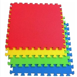 Tapete de foami c/4 piezas de 49x49 cm