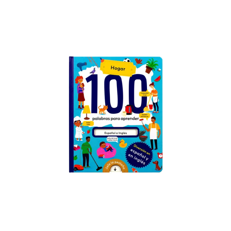 100 palabras para aprender bilingue hogar