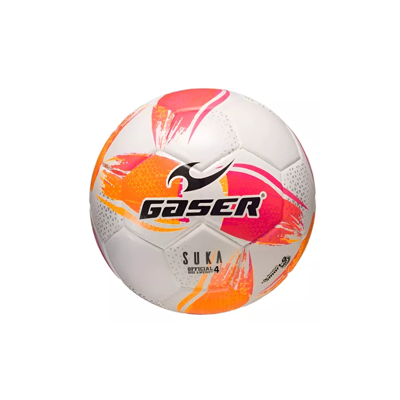 BALON FUTBOL NO. 4 SUKA NARANJA / ROSA