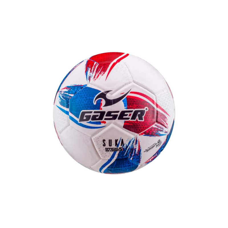 BALON FUTBOL GASSER NO. 5 SUKA AZUL / ROJO