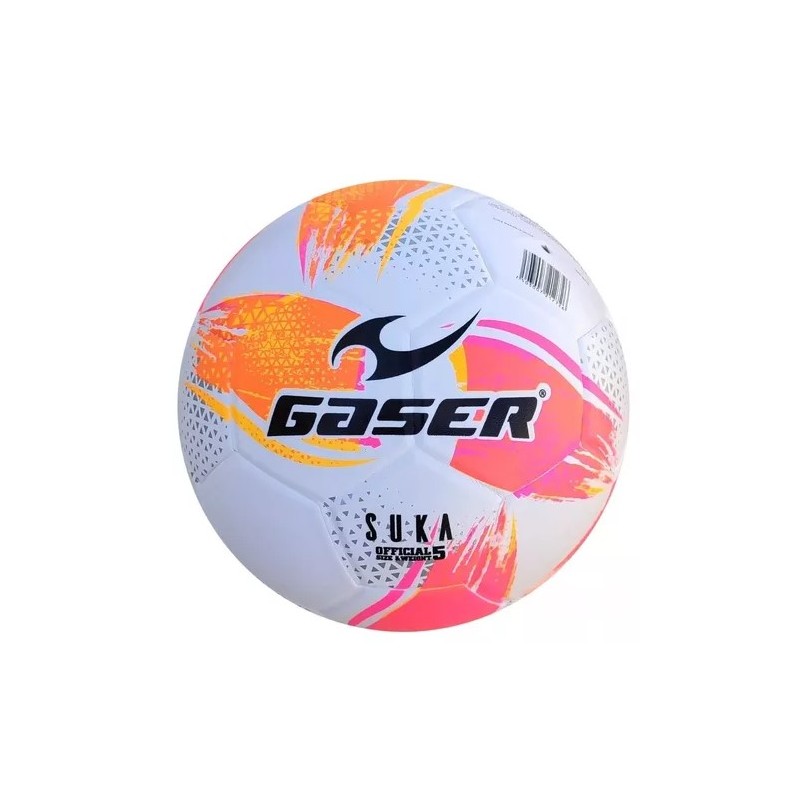 BALON FUTBOL NO. 5 SUKA NARANJA / ROSA