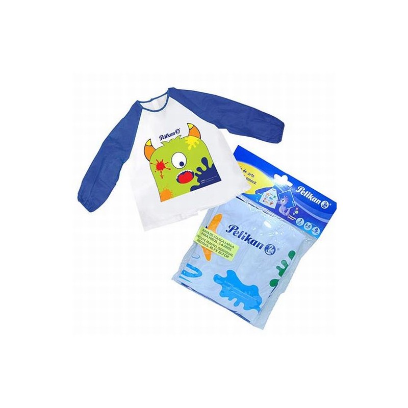 BATA DE ARTE PELIKAN CON MANGAS Y MANTEL