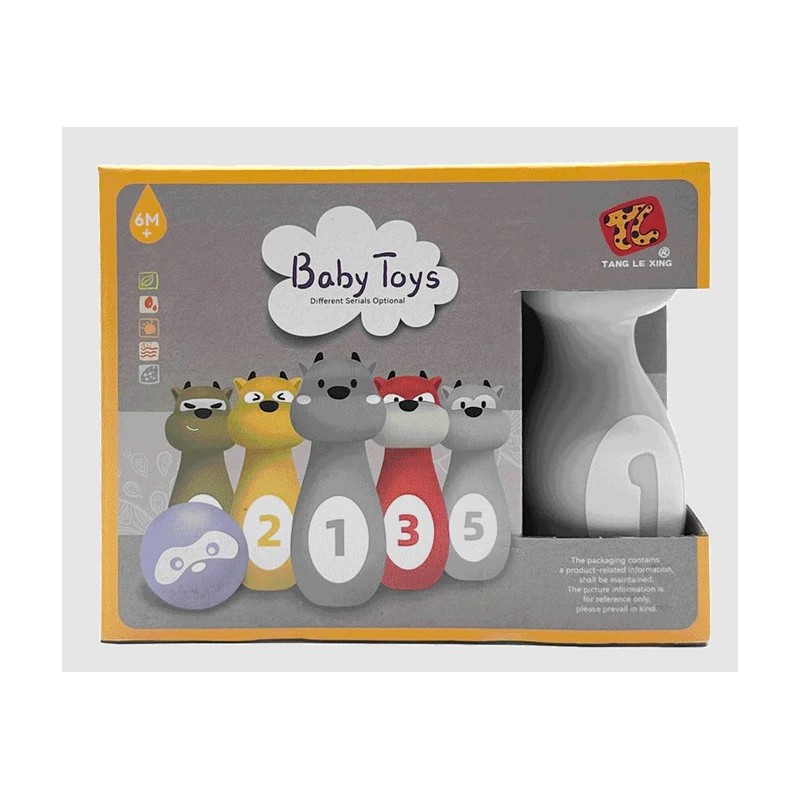 BOLICHE DE ANIMALITOS C/5 PINOS