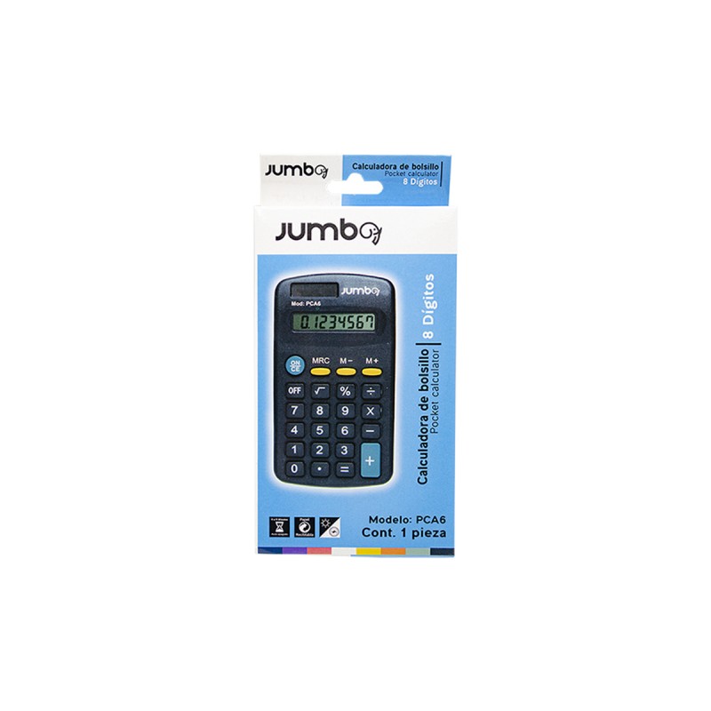 CALCULADORA JUMBO 8 DIGITOS