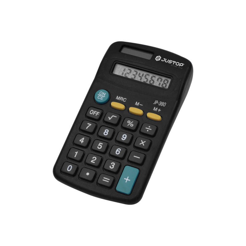 CALCULADORA DE BOLSILLO ELEMENTAL CON VOZ EN ESPAÑOL
PANTALLA LCD 8 DIGITOS
