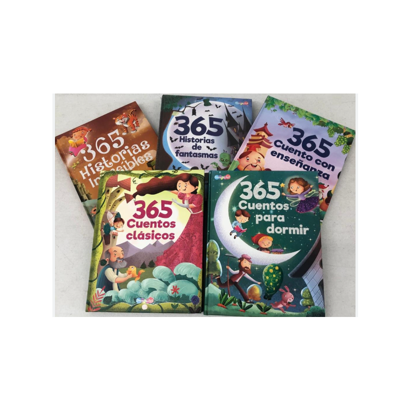 COLECCION DE CUENTOS 365: clasicos, aventuras, animales y dormir