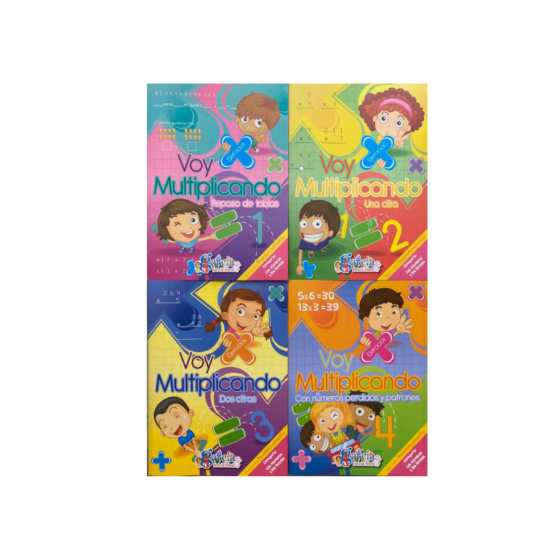 COLECCION DE LIBROS VOY MULTIPLICANDO