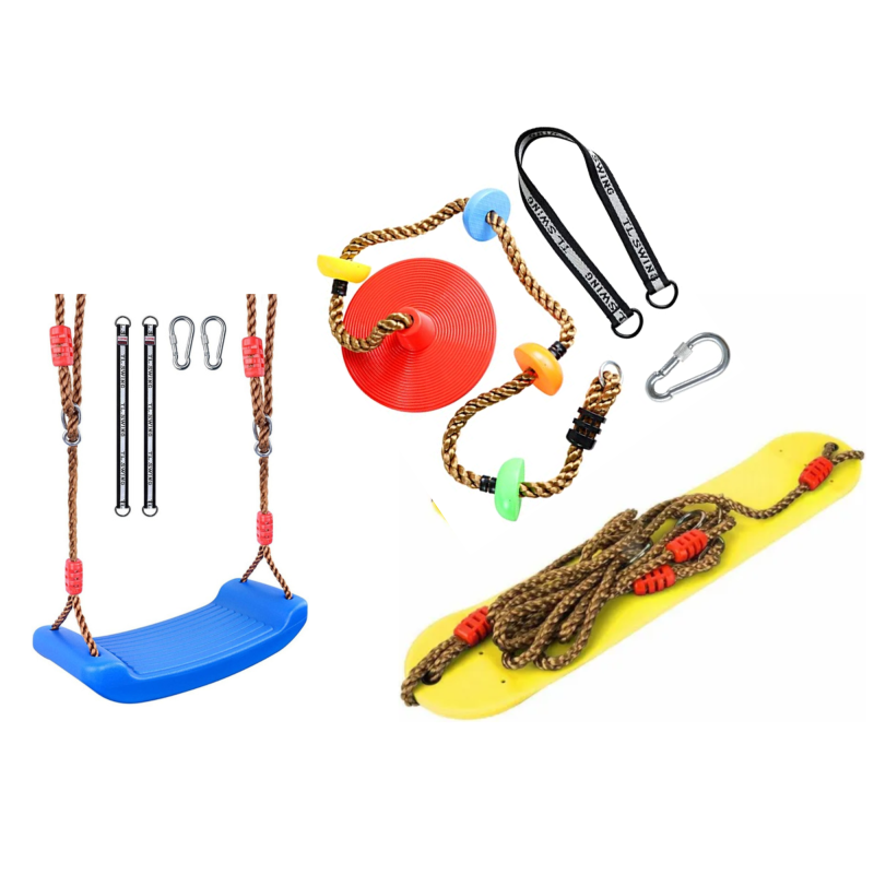 JUEGO JARDIN: COLUMPIO DE PLÁSTICO O ESCALERA ESCALAR