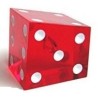 DADO IRREGULAR ROJO