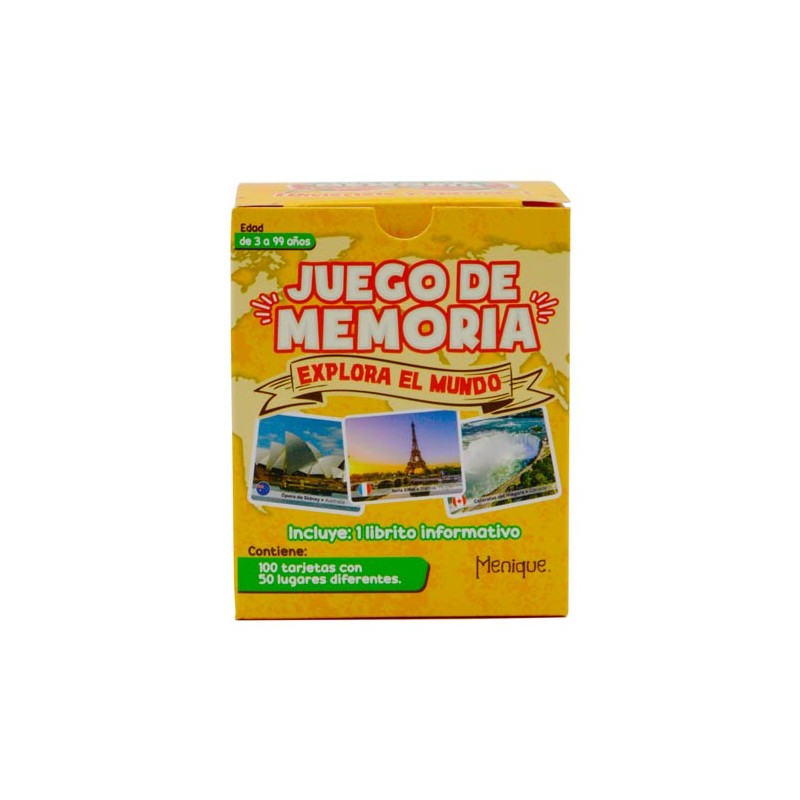JUEGO DE MEMORIA EXPLORA EL MUNDO