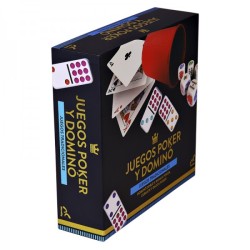 JUEGOS POKER Y DOMINO DOBLE 9 FOIL