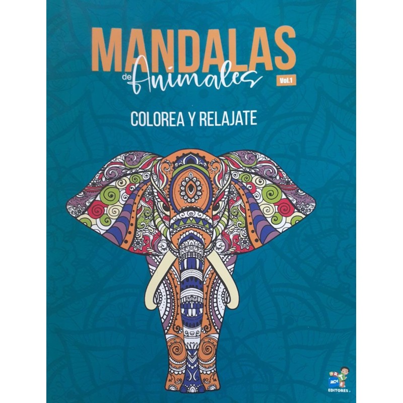 LIBRO MANDALA P/COLOREAR