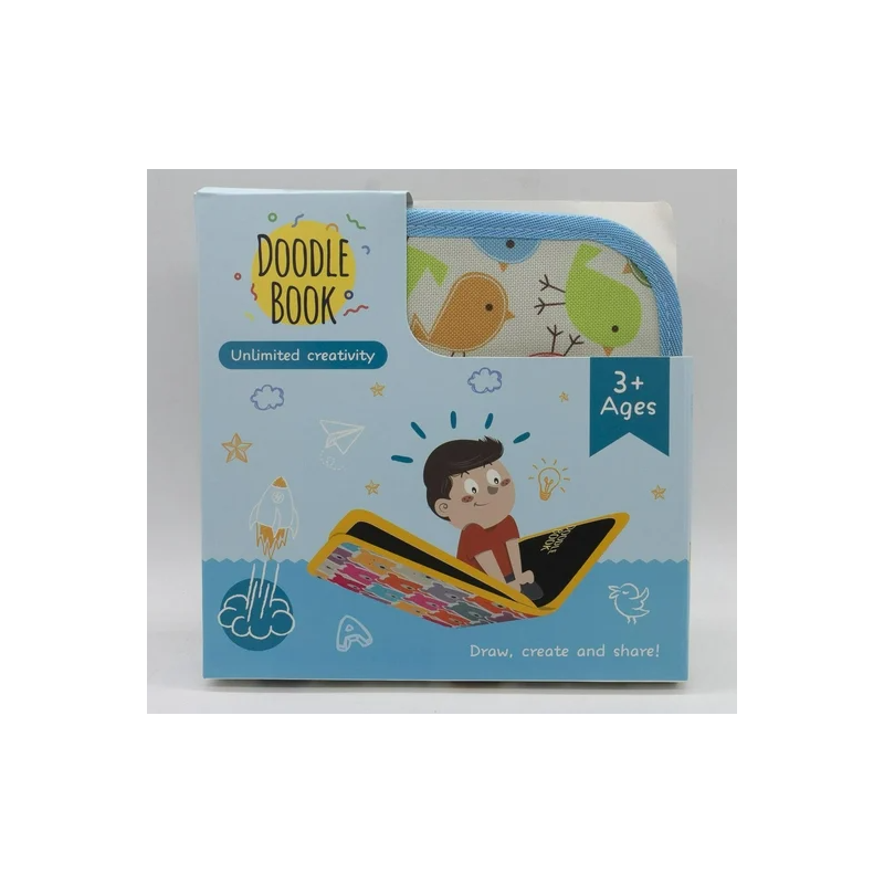 LIBRO PINTA Y BORRA- DOODLE BOOK