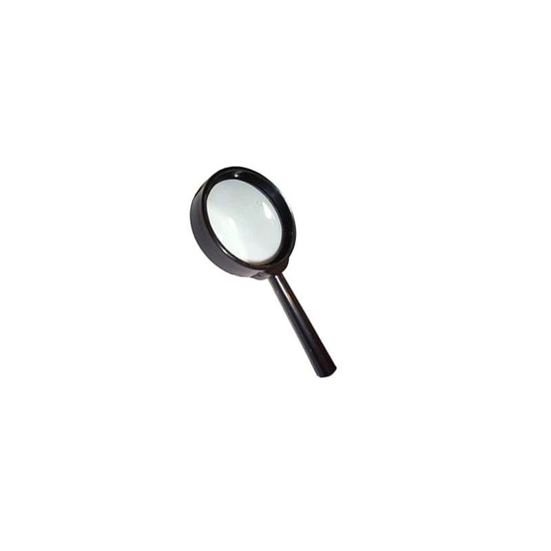 Lupa 40mm de diametro mango de plastico.