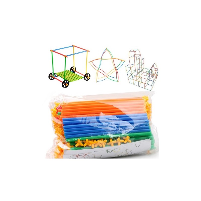 MATERIAL DE PLASTICO DE CONSTRUCCION EN BOLSA